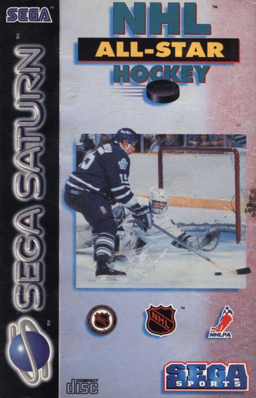 NHL All-Star Hockey box art for Sega Saturn